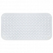 Коврик для ванны противоскользящий 70х38 см, "Полусферы", прозрачный, ПВХ, присоски, PRIMILA (ПРИМИЛА), 700382