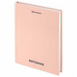 Блокнот МАЛЫЙ ФОРМАТ (110х147 мм), А6, 80 л., твёрдый, клетка, BRAUBERG, МОРАНДИ, 118557