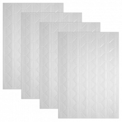 Уголки для фотографий САМОКЛЕЯЩИЕСЯ, 408 шт., 4 л. в наборе, BRAUBERG, 391311