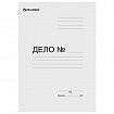 Папка без скоросшивателя "Дело", картон мелованный, плотность 440 г/м2, до 200 листов, BRAUBERG, 110928