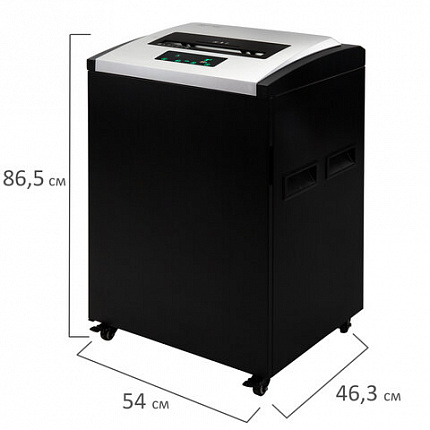 Уничтожитель (шредер) BRAUBERG PROFESSIONAL PS-4090s, "HeavyDuty", A3, 2 уровень секретности, 4 мм, 40 листов, корзина 90 литров, 532596