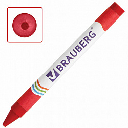 Восковые мелки BRAUBERG, НАБОР 6 цветов, 222961