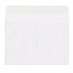 Конверты С5 (162х229 мм) ПРАВОЕ ОКНО, отрывная лента, 80 г/м2, КОМПЛЕКТ 1000 шт., 41551
