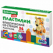 Пластилин классический BRAUBERG KIDS, 36 цветов, 540 грамм, стек, ВЫСШЕЕ КАЧЕСТВО, 106678