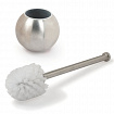 Ершик для унитаза с подставкой в форме шара, нержавеющая сталь, матовый, LAIMA, 601617