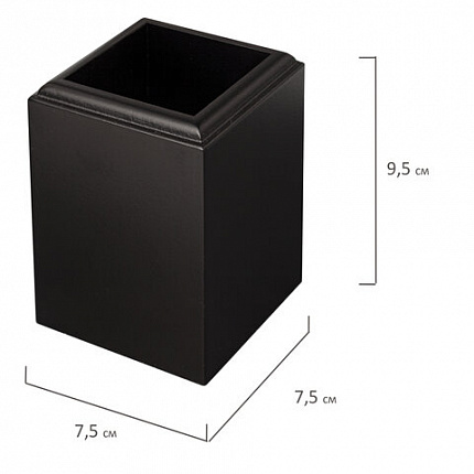 Набор подарочный настольный BESTAR "Ares" из дерева, 7 предметов, цвет "черное дерево", 236354