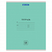 Тетрадь 18 л. BRAUBERG "ЭКО", клетка, обложка картон 170 г/м2, ЗЕЛЕНАЯ ПАСТЕЛЬНАЯ, 105675