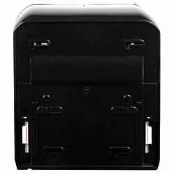 Диспенсер для полотенец в рулонах с автоотрезом листа EXTRA LAIMA PROFESSIONAL, (система H1), черный, ABS-пластик, 609476, 303053