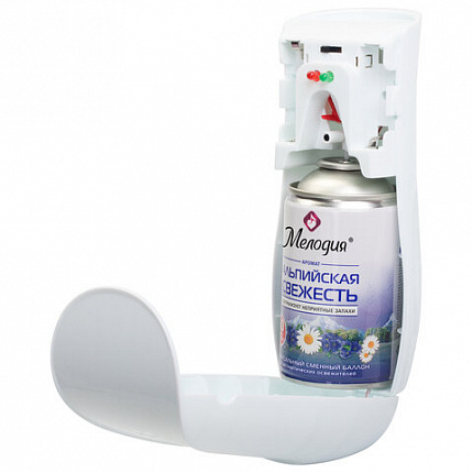 Сменный баллон 250 мл МЕЛОДИЯ "Альпийская свежесть", для автоматических освежителей, универсальный, 605228