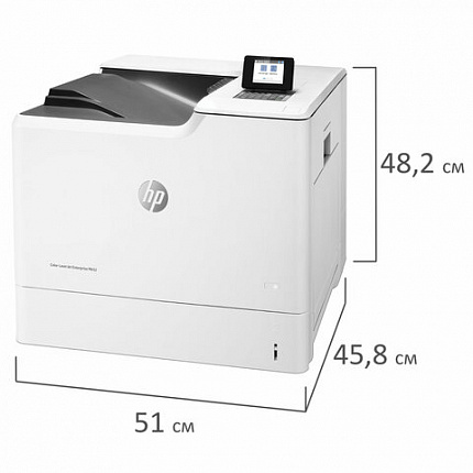 Принтер лазерный ЦВЕТНОЙ HP Color LJ Enterprise M652dn А4, 47 стр./мин., 100 000 стр./мес., ДУПЛЕКС, сетевая карта, J7Z99A