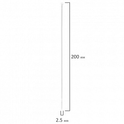 Хомут-стяжка нейлоновая сверхпрочная, 2,5х200мм, КОМПЛЕКТ 100шт, белая ГРАНДМАСТЕР, 702354