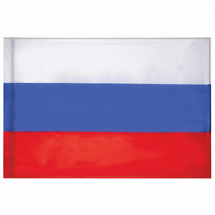 Флаг России, 90х135 см, напольный с флагштоком, высота 2,25 м, оцинкованная сталь с полимерным покрытием