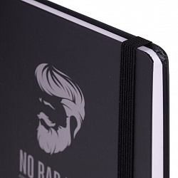 Ежедневник недатированный с резинкой А5 (145х203 мм), BRAUBERG, твердый, 128 л., "Мужской", 114559