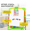 Мольберт растущий для мела/магнитно-маркерный, 53х46 см, BRAUBERG "NIKA KIDS", светофор, 238051