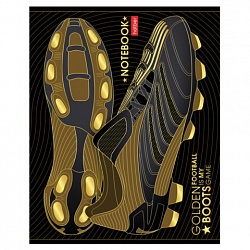 Тетрадь А5 48 л,. HATBER скоба, клетка, матовая ламинация, 3D-фольга, "Для мальчиков" (микс), 087357, 48Т5лофВ1