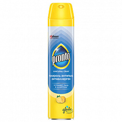 Полироль для мебели 250 мл, PRONTO "Антипыль" Антиаллерген, аэрозоль, 864904