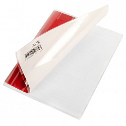 Обложка со штрихкодом ПП для тетрадей и дневников, 60 мкм, 210х350 мм, прозрачная, ЮНЛАНДИЯ, 273980