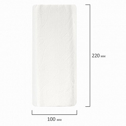 Полотенца бумажные бытовые, спайка 2 шт., 2-х слойные, (2х18 м), LAIMA, 22х23 см, белые, 126906