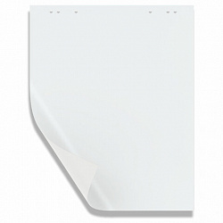 Блокнот для флипчарта 65 г/м2, STAFF 60x90 см, 20 листов, белый (ЧИСТЫЙ), 116359