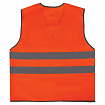 Жилет сигнальный ГОСТ, 2 светоотражающие полосы, ОРАНЖЕВЫЙ, XL (52-54), ПЛОТНЫЙ, ГРАНДМАСТЕР, 610831