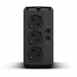 Источник бесперебойного питания CYBERPOWER UT650EG, 650 VA (360 W), 3 евророзетки, 2 розетки RJ-45
