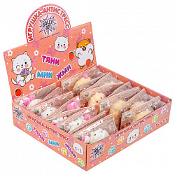 Игрушка-антистресс "ХОМЯЧОК", 6х4 см, ассорти 2 вида, дисплей, JOLLY JOT (ДЖОЛЛИ ДЖОТ), 665783