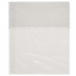 Листы для фотоальбома магнитные 23х28 см, КОМПЛЕКТ 10 шт., BRAUBERG, 391312