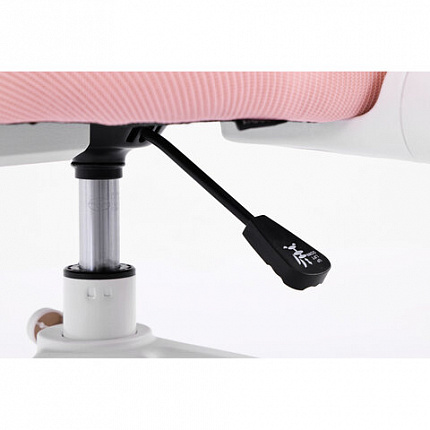 Кресло детское с подставкой для ног BRABIX KIDS "MG-215", сетка/ткань TW, розовое, 533311