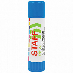 Клей-карандаш 40 г, ВЫГОДНАЯ УПАКОВКА, КОМПЛЕКТ 12 ШТУК, STAFF EVERYDAY, 273019