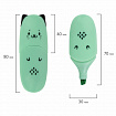 Набор текстовыделителей мини 6 ЦВЕТОВ BRAUBERG KIDS "CUTE CATS PASTEL", линия 1-5 мм, 152436