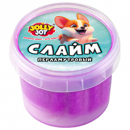 Слайм МИКС, 100 г, АССОРТИ, 8 видов, JOLLY JOT (ДЖОЛЛИ ДЖОТ), 667321