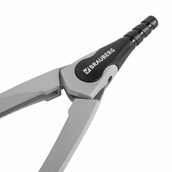 Циркуль с защитным колпачком BRAUBERG "ULTRA", 135 мм, графитовый, блистер, 210817