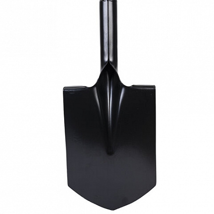 Лопата штыковая стальная 19х27 см, ОБЩАЯ ДЛИНА 115 см, черенок сталь, V-ручка, RABBITEX (РАББИТЕКС) "STRONG METAL", 700476