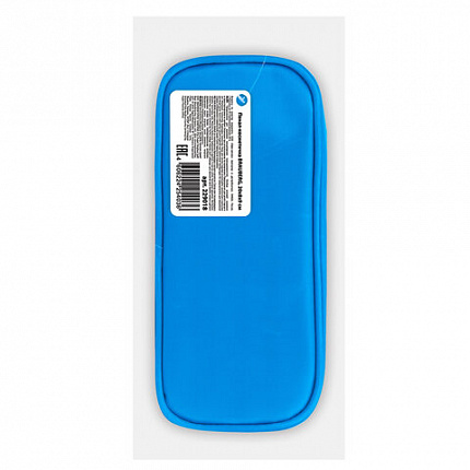Пенал-косметичка BRAUBERG, мягкий, "KING SIZE BLUE", 20х8х9 см, 229018