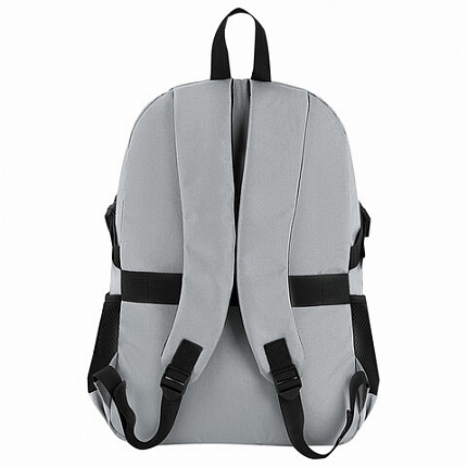 РЕЗЕРВ Рюкзак HEIKKI CHOICE универсальный, 2 отделения, багажная лента, серый, 42х32х, 272538