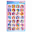 Наклейки бумажные поощрительные, АССОРТИ 280 наклеек, 16х10 см, глиттер, ЮНЛАНДИЯ, 665521