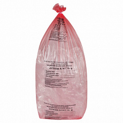 Пакеты для медицинских отходов КОМПЛЕКТ 100 шт., класс В (красные) 100 л, 60х100 см, 12 мкм, ПТП "Киль"