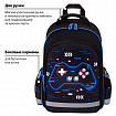 Рюкзак ПИФАГОР SCHOOL, 1 отделение, 3 кармана, "Lucky gamer", 38x28х14 см, 273172