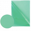 Папка-уголок жесткая BRAUBERG, зеленая, 0,15 мм, 221639