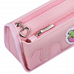 Пенал мягкий BRAUBERG, 2 отделения, полиэстер, "Strawberry shortcake", розовый, 21х9х6 см, 271577