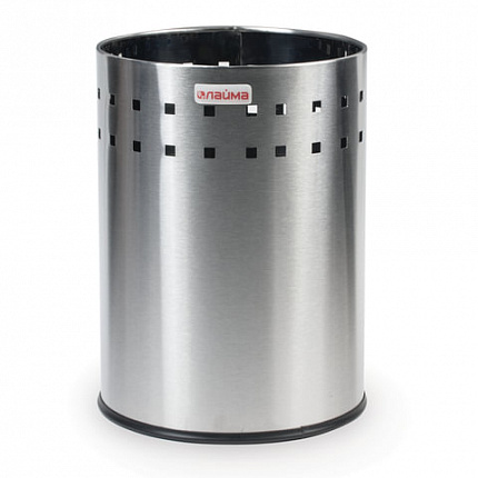 Урна-корзина для мусора 7 литров "Bionic", МАТОВАЯ, перфорированная, LAIMA, 232267