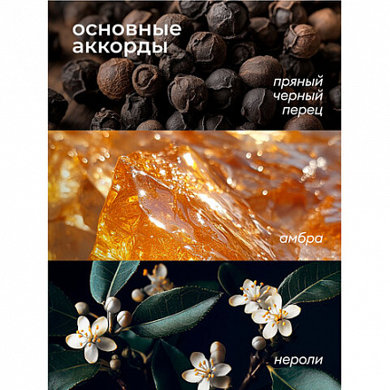 Мыло жидкое парфюмированное гипоаллергенное 5 л, GRASS MILANA "Черный перец, амбра и нероли", 125710