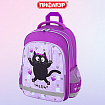 Рюкзак ПИФАГОР SCHOOL, 1 отделение, 3 кармана, "Падающий котик", 38x28х14 см, 272082