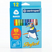 Фломастеры 12 ЦВЕТОВ CENTROPEN "Just Perfect", смываемые, устойчивы к высыханию, 2510/12KK, 725101201