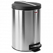 Ведро мусорное с педалью 12 литров "Modern", МАТОВОЕ, нержавеющая сталь, со съемным внутренним ведром, LAIMA, 232264
