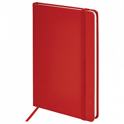 Блокнот А5 138x213 мм, BRAUBERG "Basic", под кожу, 80 л., клетка, АССОРТИ 4 ЦВЕТА, CLASSIC, 116231