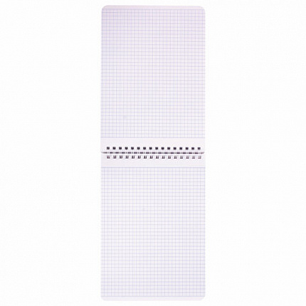 Блокнот А5 146х205 мм, 80 л., гребень, мелованная картонная обложка, клетка, BRAUBERG, "INDAY", ассорти, 121723