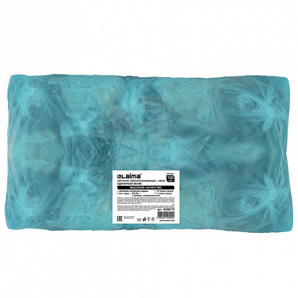 Перчатки хлопчатобумажные износостойкие ОДИНАРНЫЙ облив, 13 класс, КОМПЛЕКТ 100 ПАР, LAIMA ЛЮКС, 608672