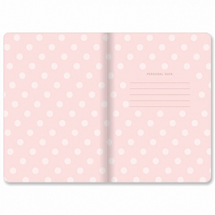 Тетради 40 л. в клетку обложка SoftTouch, НАБОР 3 шт., бежевая бумага 70 г/м2, сшивка, А5 (147х210 мм), JOY, BRAUBERG, 403791