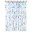 Шторка для ванной ПОЛИЭСТЕР, 180х180 см, кольца в комплекте, ФИГУРЫ, PRIMILA (ПРИМИЛА), 700081